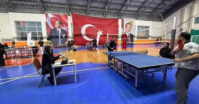 Bulanık ta masa tenisi turnuvası coşkuyla başladı Muş Haberleri