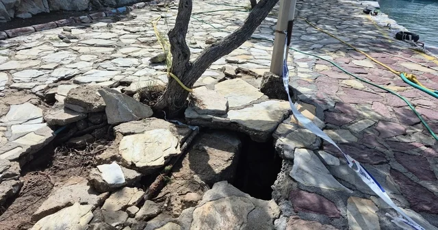 Fırtına gitti, hasar kaldı Datça da temizlik ve onarım başladı Muğla Haberleri