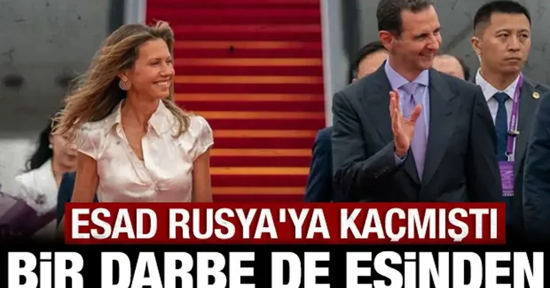 Rusya ya kaçmıştı: Beşar Esad a bir darbe de eşinden!