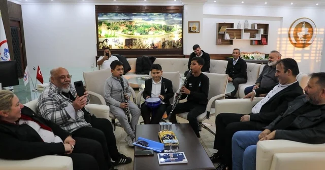 Küçük müzisyenlere Başkandan destek sözü Düzce Haberleri