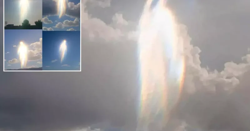 Ege deki deprem sırasında kaydedildi! Türkiye semalarında sıra dışı görüntü