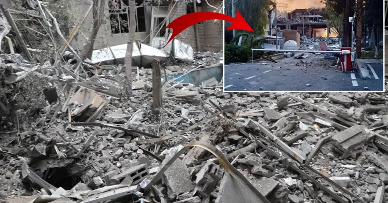 İsrail, İran daki 100 yıllık sağlık merkezini yerle bir etti