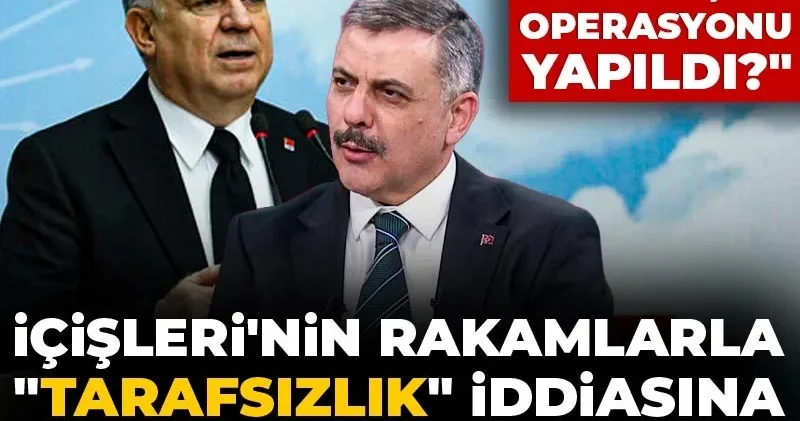 İçişleri nin rakamlarla Tarafsızlık iddiasına CHP den 8 soru! Kaç tane AK Partili ye şafak operasyonu yapıldı?