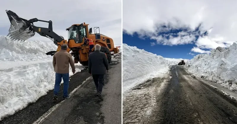4 aydır kar nedeniyle kapalıydı: Ardahan Ardanuç yolunda sona gelindi Gündem Haberleri