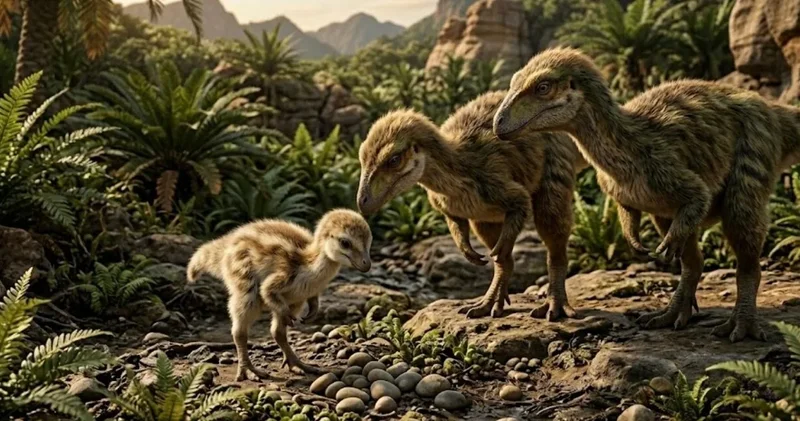 100 milyon yıl sonra tüylü bebek dinozor keşfedildi