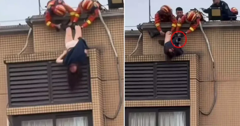 Akılalmaz görüntü! Hayatından vazgeçti, telefonundan geçmedi