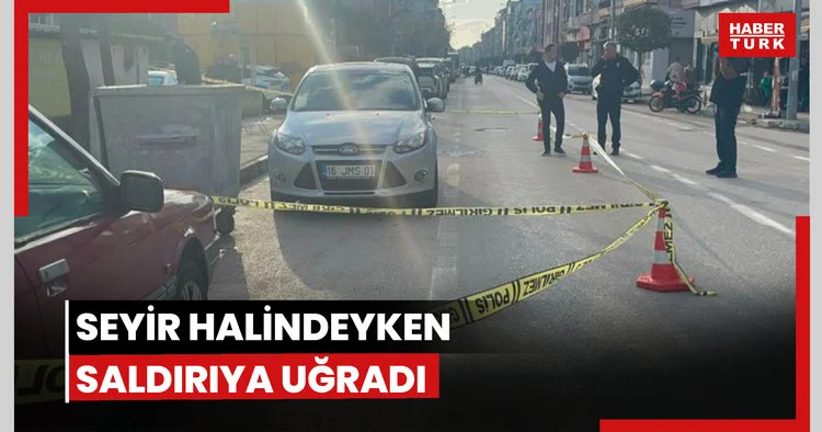 Polise sığındı! Seyir halindeyken saldırıya uğradı