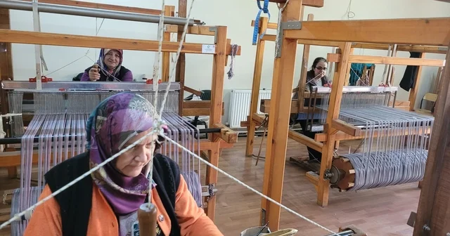 Kemaliye nin geleneksel Gazenne kumaşı yeniden hayat buluyor Erzincan Haberleri