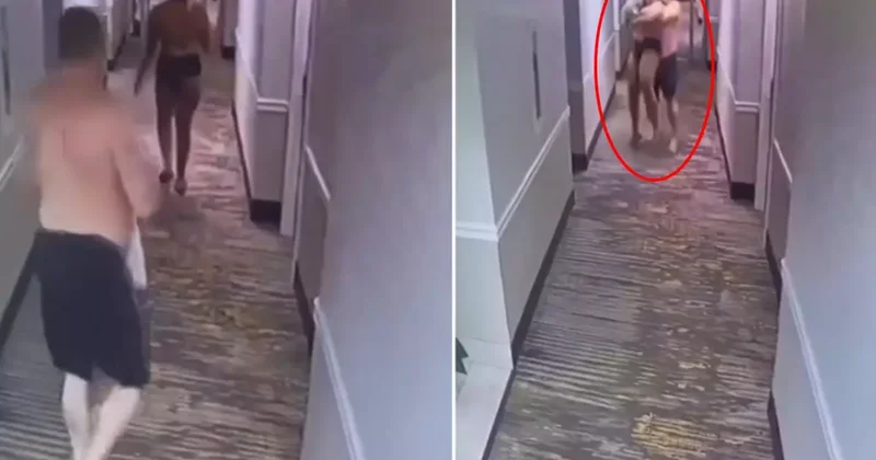 Turisti zorla kucağına alıp odaya götürmeye çalıştı