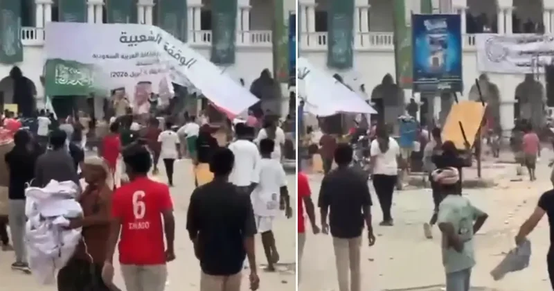 Suudi Arabistan la dayanışma gösterisinde beklenmeyen tepki