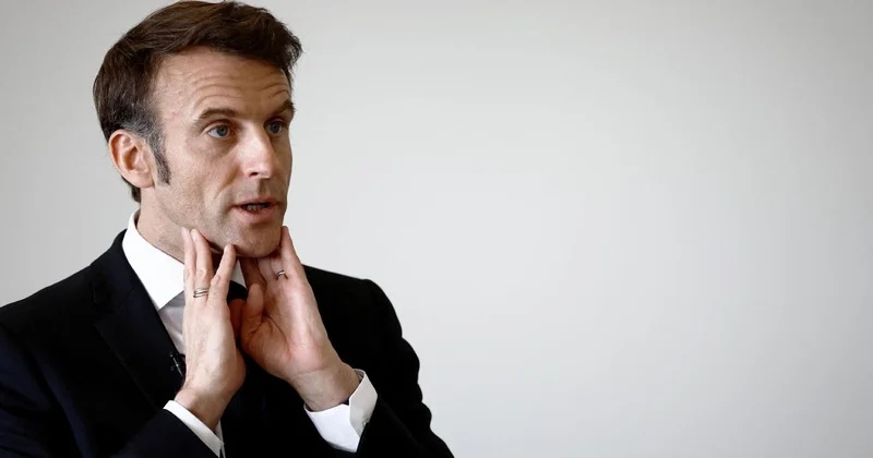 Macron, Trump ın kendisi ve ailesine yönelik sözlerini seviyeli bulmadı