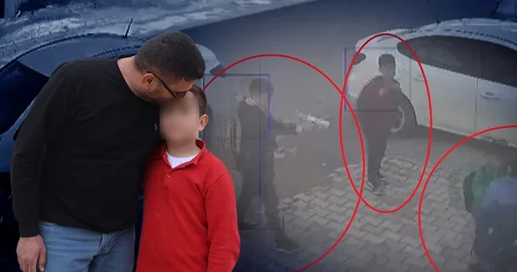 Küçük çocukların tehlikeli özentisi: 3 çocuk, akranı olan çocuğa sokak ortasında travma yaşattı