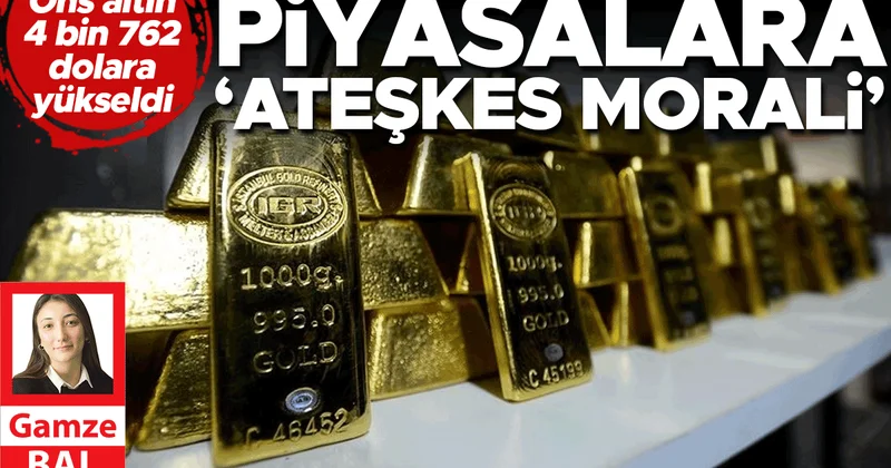 Piyasalara ‘ateşkes morali’