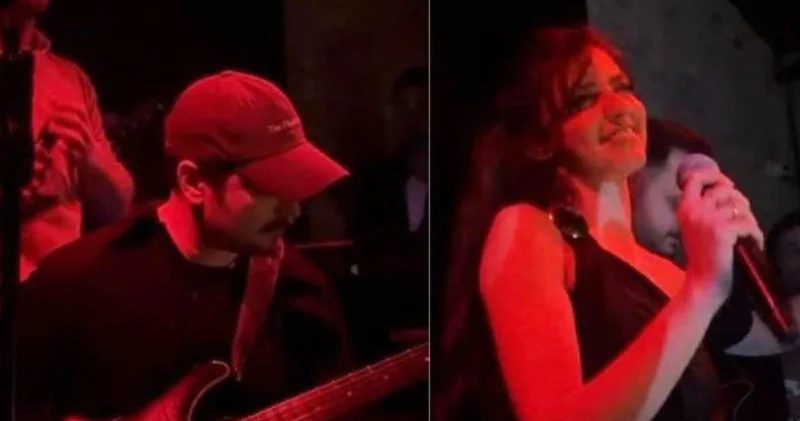Çağatay Ulusoy, sevgilisi için sahnede gitar çaldı Magazin haberleri