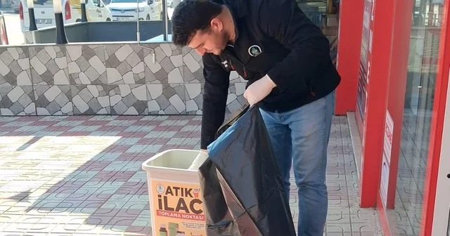 Pursaklar da atık ilaçlar çevreye zarar vermeden toplanıyor Ankara Haberleri
