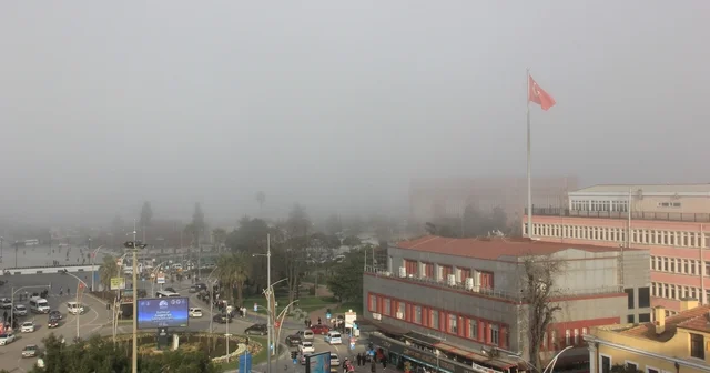 Karadeniz de sis alarmı: Samsun sahili görünmez oldu Samsun Haberleri