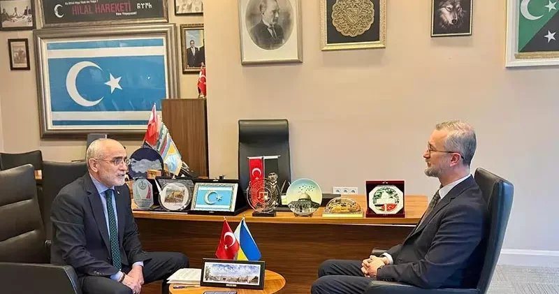 Cumhurbaşkanı Başdanışmanı Topçu, Ukrayna Büyükelçisi Celal ile görüştü