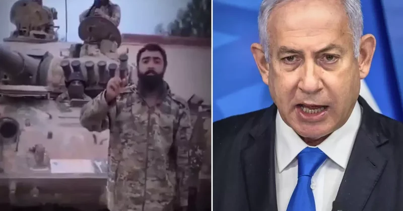 Suriye askerleri Netanyahu yu tehdit etti: Büyük İsrail hayalin seni uçuruma sürükleyen bir rüyadır