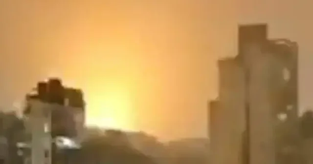 İran İsrail e füze saldırısı düzenledi VİDEO İZLE