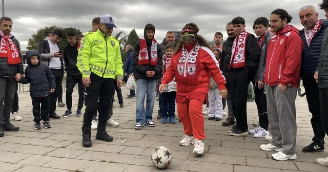 Samsun Emniyeti nden Samsunspor Galatasaray maçı öncesi alkol gözlüğü uygulaması Samsun Haberleri