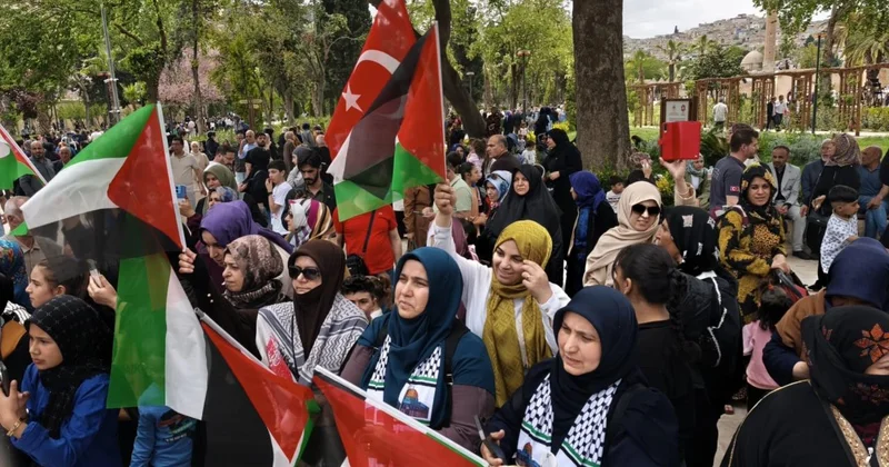 Haydut İsrail in Küresel Sumud Filosu na saldırısı yurdun birçok noktasında protesto edildi