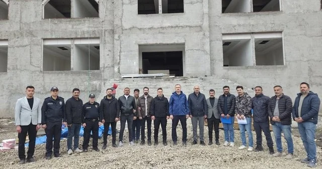 Ağrı da yeni emniyet binasında çalışmalar hızlandırılıyor Ağrı Haberleri