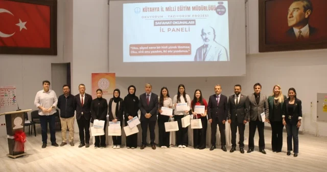 Kütahya da Okuyorum Yazıyorum: Safahat Okumaları projesi il finali yapıldı Kütahya Haberleri