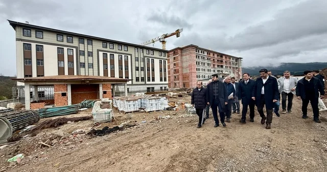 Ak Parti heyeti Eskipazar da: yatırımlar yerinde incelendi Karabük Haberleri