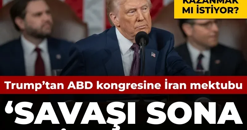 Trump’tan ABD Kongresi’ne İran mektubu: Savaşı sona ermiş sayıyoruz