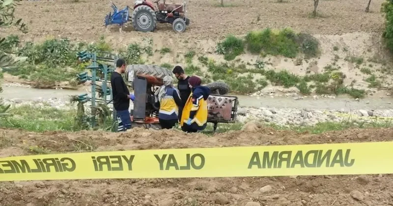 Kilis te meydana gelen traktör kazası can aldı