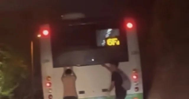 Patenli gençlerin tehlikeli yolculuğu kamerada Bursa Haberleri