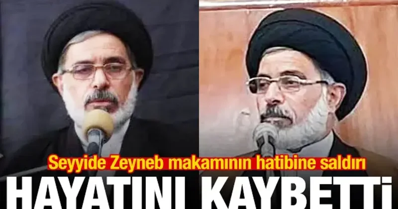 Seyyide Zeyneb makamının hatibine saldırı! Hayatını kaybetti