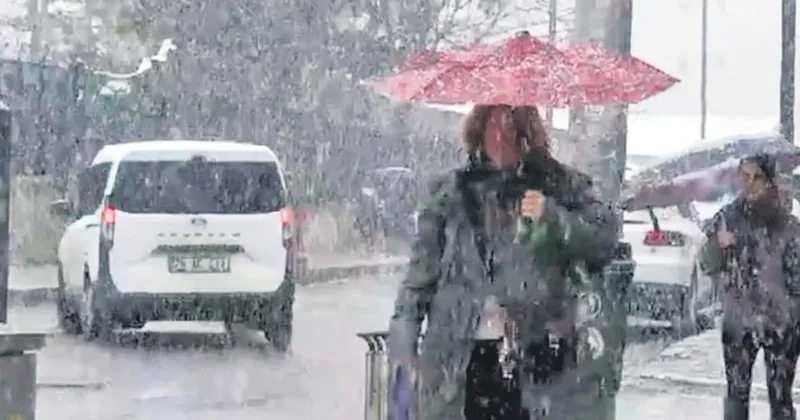Sıcaklıklar çakıldı kar geri döndü