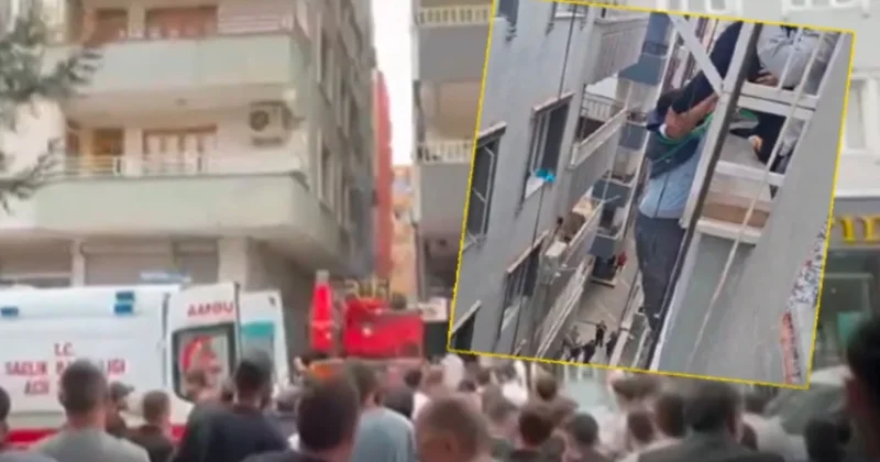 Asansör düştü: Hayata böyle tutundu! Sözcü Gazetesi
