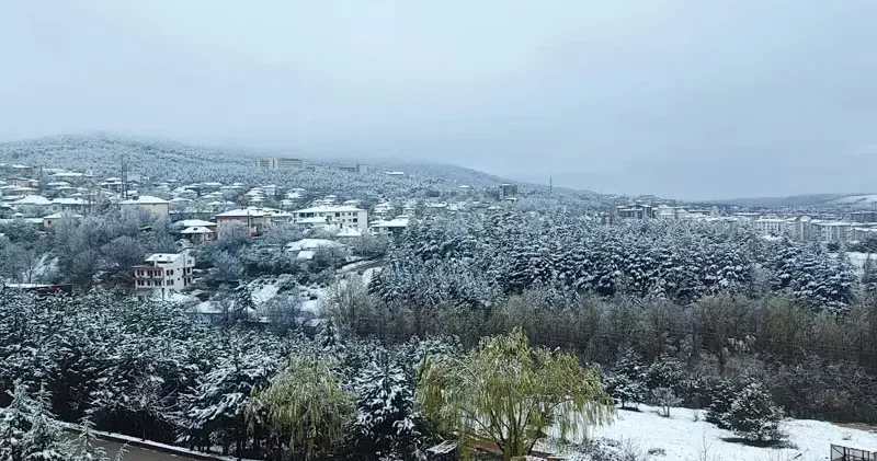 Yozgat ta mayısta kar yağdı