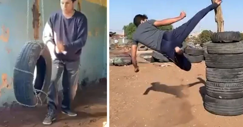 Garibanlığın gözü kör olsun dedirten görüntü!