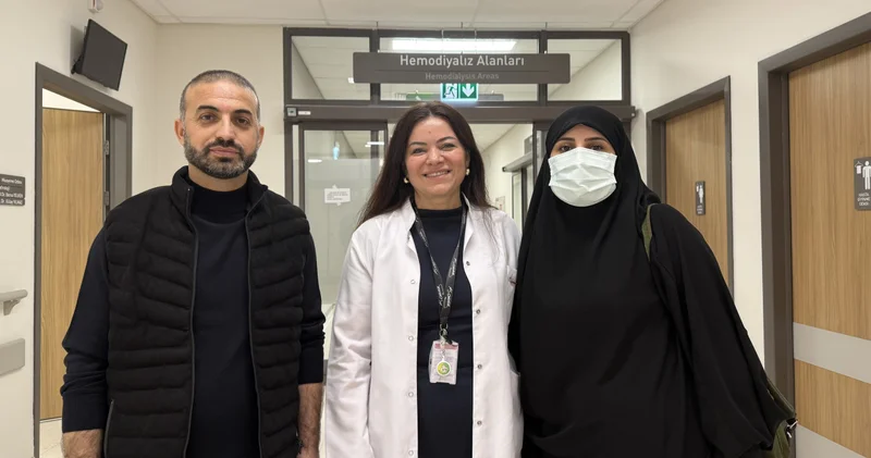 Önce bebeğini doğurdu sonra eşine can oldu