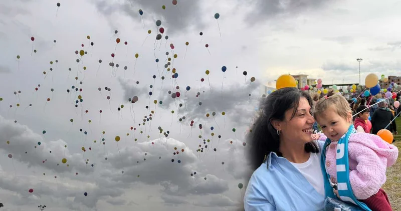 Minik Umay kanseri yendi: Konyalılar gökyüzünü balonlarla doldurdu!