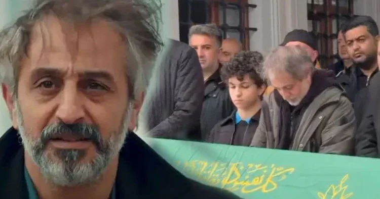 En zor görev... Ünlü oyuncu babasını son yolculuğuna uğurladı