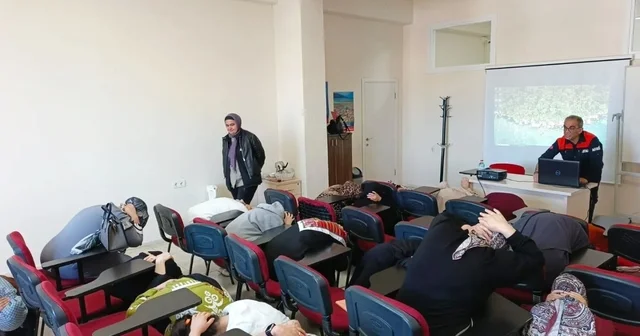 Aydın da kursiyerler ve otel personeline afet eğitimi Aydın Haberleri