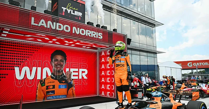 Formula 1 Miami Grand Prix sinde sprint yarışını Lando Norris kazandı