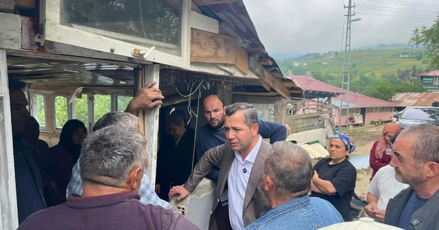 Alaçam da evi yanan aileye yenisi yapılacak Samsun Haberleri