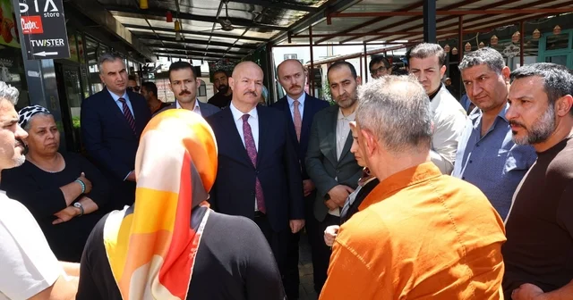 Vali Küçük, Balıkesir Çarşısı nda esnaf ve vatandaşlarla buluştu Adıyaman Haberleri