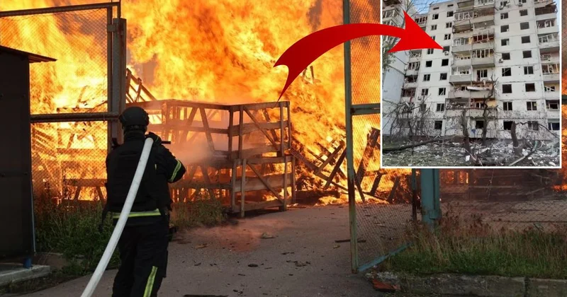 Rusya, Kiev i yangın yerine çevirdi! Çok sayıda ölü ve yaralı var