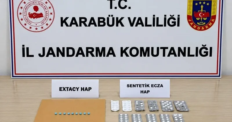 Karabük’te 241 uyuşturucu hap ele geçti