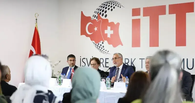 Bakan Işıkhan, İsviçre de Türk Sivil Toplum Kuruluşları’nın temsilcileriyle buluştu