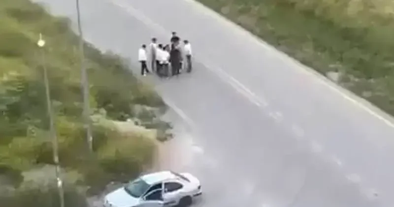 Ankara da 1 kişinin yaralandığı silahlı kavga kamerada