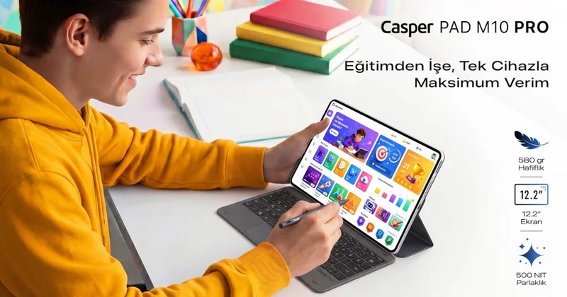 Kalem ve klavye kutudan çıkıyor: Casper PAD M10 Pro ile Üretkenlik Tek Cihazda Sözcü Gazetesi
