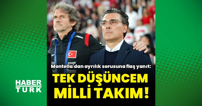 Vincenzo Montella: Benim tek düşüncem milli takım!