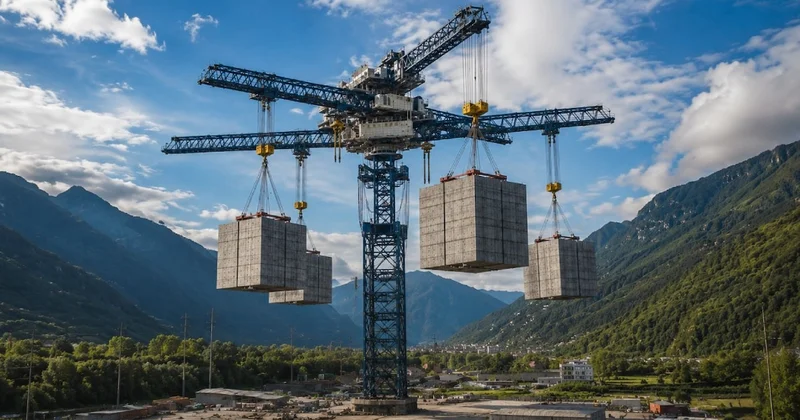 Yüzlerce tonluk beton blokların bir aşağı bir yukarı gitmesinin bir sebebi var Sözcü Gazetesi